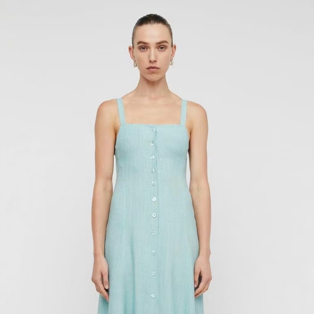 Elegant  Italian Button Through Dress